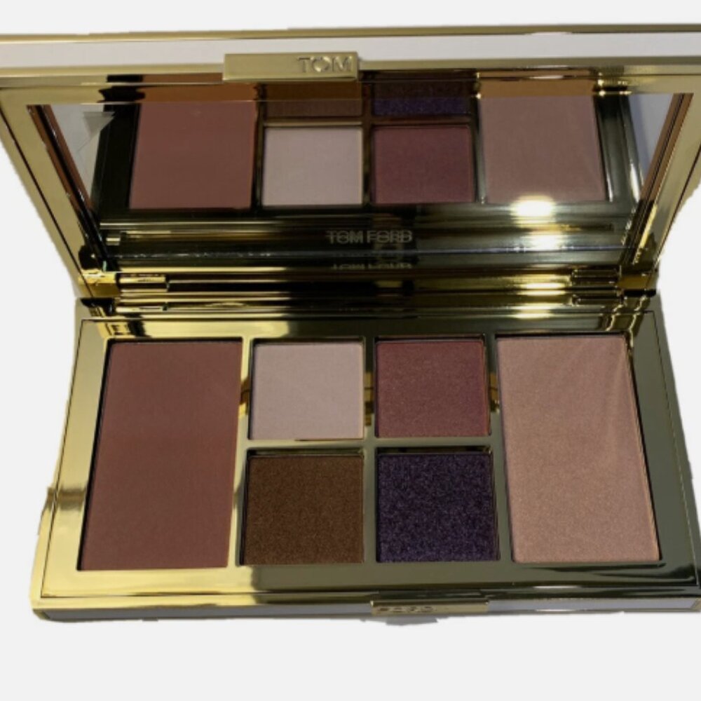 Tom Ford Soleil Eye And Cheek Palette 04 Violet Argente .45oz/12.8 g AUTHENTIC!